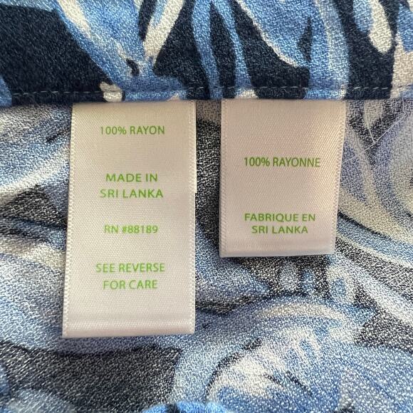 Lilly Pulitzer Pants Size 8 AVERY Crop Pant High Tide Navy You’re The Zest - Picture 8 of 9